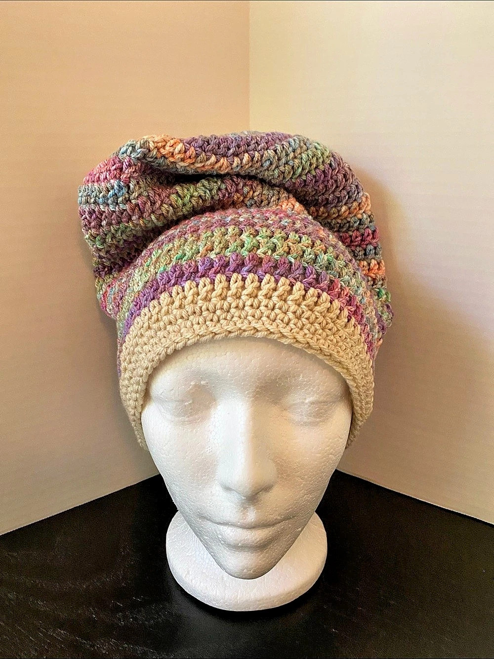 Stylish Multicolor Slouch Beanie